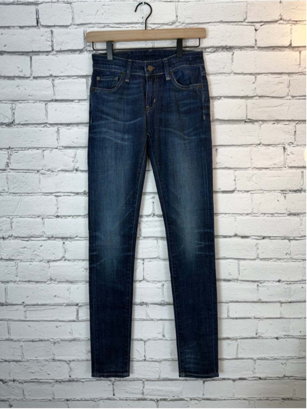 Women's Denim & Supply Ralph Lauren Blue Dark Wash Skinny Jeans 26x32 Vintage